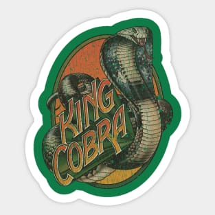 King Cobra Roller Coaster 1984 Sticker